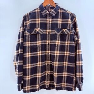 Patagonia Men's Long-Sleeved Fjord Flannel Shirt Size Medium Gorpcore Outdoor